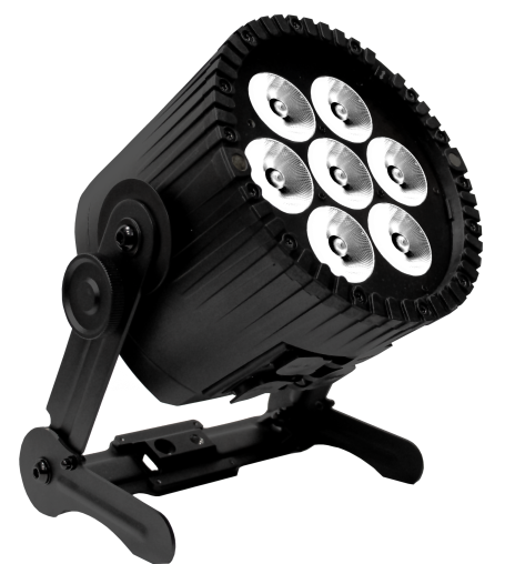 LED-Scheinwerfer Astera AX9 PowerPAR, mit Akku, 7 x 15W, RGBMintAmber, CRMX, IP65